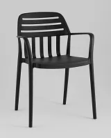 Стул Siena, пластик черный УТ000039938 Stool Group, чёрный/пластик, ножки/пластик/чёрный, размеры - *800****