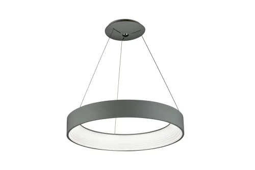 Светильник подвесной LED Bend 8330R-GR iLedex серый 1 лампа, основание серое в стиле современный хай-тек 