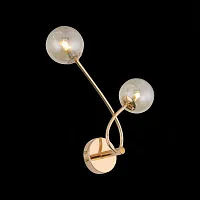 Бра Parllaone SL435.201.02 ST-Luce янтарный на 2 лампы, основание золотое в стиле современный 
