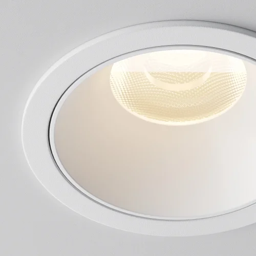 Светильник точечный LED Alfa LED DL043-01-15W3K-RD-W-1 Maytoni белый на 1 лампу, основание белое в стиле современный хай-тек круглый фото 6