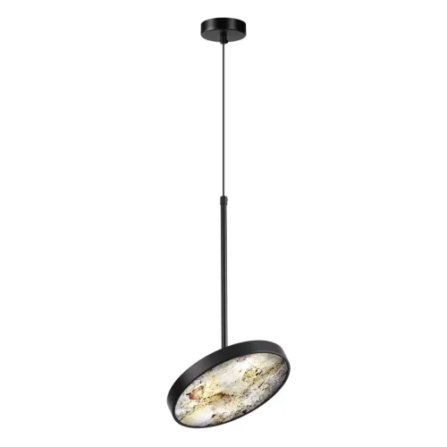 Светильник подвесной LED Bergi 5064/15L Odeon Light серый бежевый 1 лампа, основание чёрное в стиле современный  фото 5