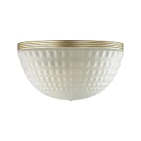 Бра Malaga 4936/1W Odeon Light белый 1 лампа, основание золотое в стиле классический 