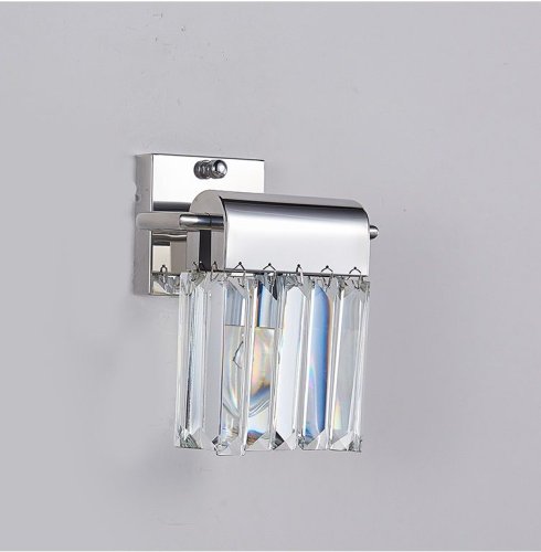 Бра 4201/A chrome Newport прозрачный на 1 лампа, основание хром в стиле современный 