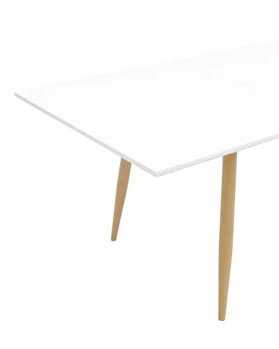 Стол обеденный Стокгольм, раскладной, 160-220*90, белый УТ000003490 Stool Group столешница белая из мдф фото 6