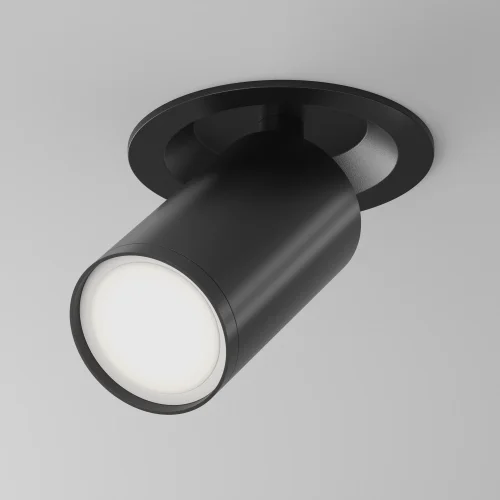 Светильник точечный Focus S C048CL-U-1B Maytoni чёрный на 1 лампу, основание чёрное в стиле современный фото 2