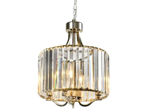 Светильник подвесной 12404/S Newport прозрачный 4 лампы, основание никель в стиле американский современный классический  фото 2