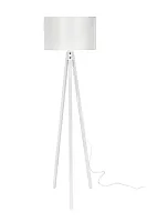 Торшер Sarah TL1618S-01WH Toplight на треноге белый 1 лампа, основание белое в стиле кантри современный
