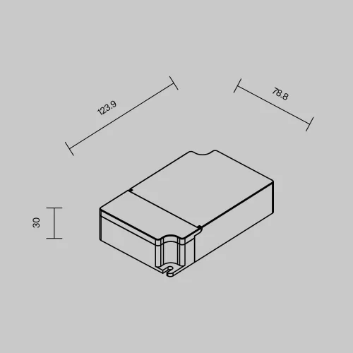 Источник тока Zigbee 500-1500 mA 771005 Maytoni на 1 , основание белое в стиле фото 3