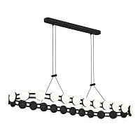 Светильник подвесной LED Monro SL6610.403.26 ST-Luce белый на 1 лампу, основание чёрное в стиле современный 