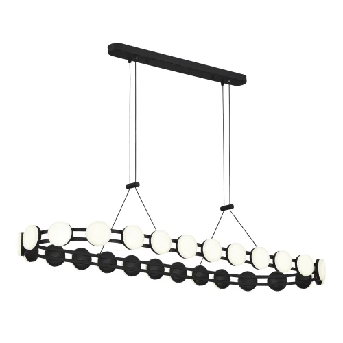Светильник подвесной LED Monro SL6610.403.26 ST-Luce белый на 1 лампу, основание чёрное в стиле современный 