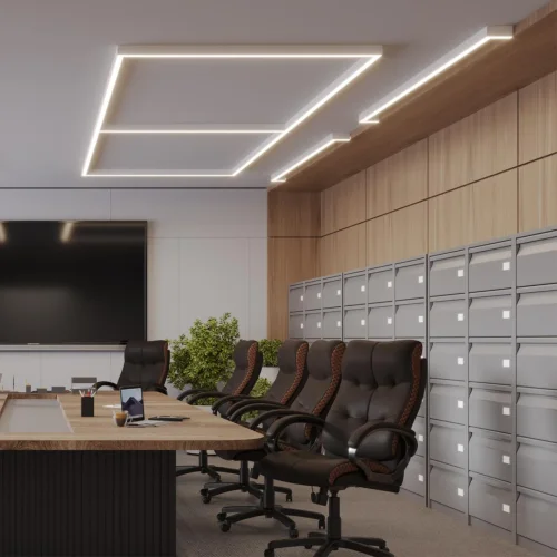 Светильник соединитель «Т» с переключателем цветовой темперетуры Fatto 359610 Novotech белый на 1 лампу, основание белое в стиле хай-тек современный фото 3