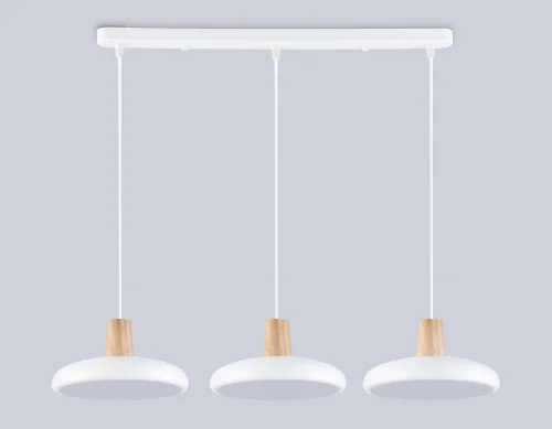 Светильник подвесной LED FL4840 Ambrella light белый на 1 лампу, основание белое в стиле хай-тек фото 5