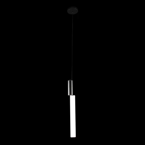 Светильник подвесной LED Alion 10051 Black LOFT IT белый на 1 лампу, основание чёрное в стиле современный хай-тек трубочки фото 3