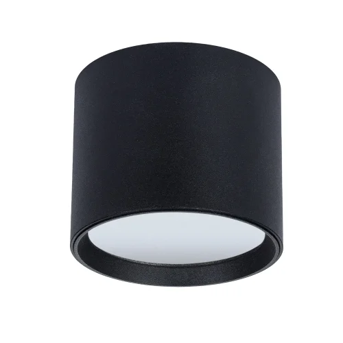 Светильник накладной Intercrus A5548PL-1BK Arte Lamp чёрный 1 лампа, основание чёрное в стиле современный круглый