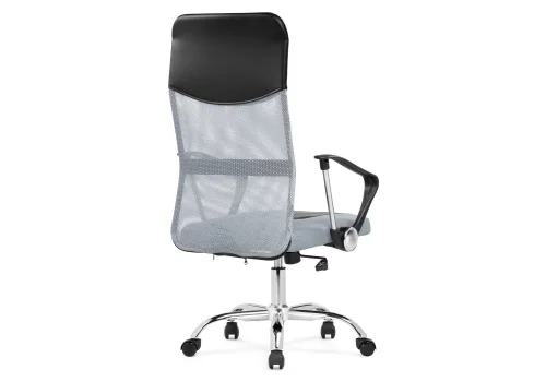 Компьютерное кресло Arano 1 light gray 15792 Woodville, серый/сетка искусственная кожа, ножки/металл/хром, размеры - *1190***660*600 фото 5
