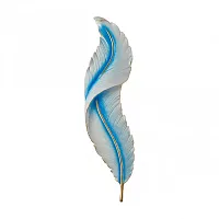 Бра LED AM-268101 269101/D180/H880/27W/3K Bl Arte Milano синий белый на 1 лампу, основание синее белое в стиле современный флористика 