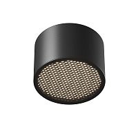 Светильник накладной Glare C122CL-GX53-B Maytoni чёрный на 1 лампу, основание чёрное в стиле современный 