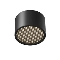 Светильник накладной Glare C122CL-GX53-B Maytoni чёрный на 1 лампу, основание чёрное в стиле современный 