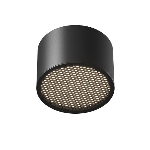 Светильник накладной Glare C122CL-GX53-B Maytoni чёрный на 1 лампу, основание чёрное в стиле современный 