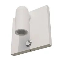 Бра с выключателем LED Omega 200936 Lightstar белый на 1 лампу, основание белое в стиле современный минимализм хай-тек для чтения