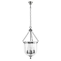 Светильник подвесной Incense 10455/4 CR LOFT IT прозрачный на 4 лампы, основание хром в стиле классический арт-деко 