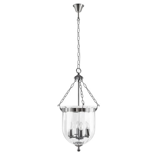 Светильник подвесной Incense 10455/4 CR LOFT IT прозрачный на 4 лампы, основание хром в стиле классический арт-деко Светильник подвесной Incense 10455/4 CR LOFT IT прозрачный на 4 лампы, основание хром в стиле классический арт-деко