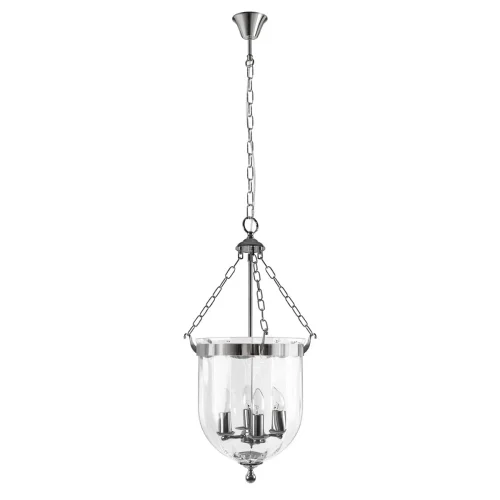 Светильник подвесной Incense 10455/4 CR LOFT IT прозрачный на 4 лампы, основание хром в стиле классический арт-деко 
