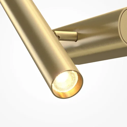 Бра LED Paradox MOD442WL-L8BS3K Maytoni латунь на 1 лампу, основание латунь в стиле современный для чтения фото 3