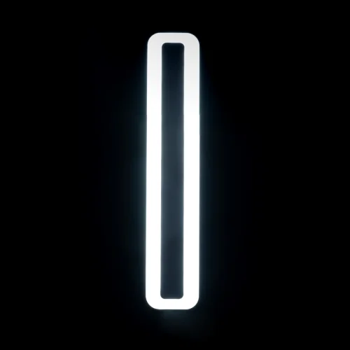 Бра LED Тринити CL238541 Citilux белый на 1 лампа, основание чёрное в стиле современный хай-тек  фото 4