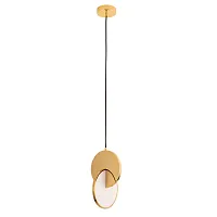 Светильник подвесной LED Hannah A1916SP-1GO Arte Lamp золотой 1 лампа, основание золотое в стиле хай-тек современный 