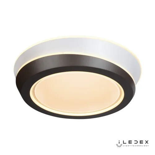 Люстра потолочная LED с пультом Summery B6312-118W/530*530 WH iLedex белая на 1 лампа, основание коричневое белое в стиле современный хай-тек с пультом фото 2