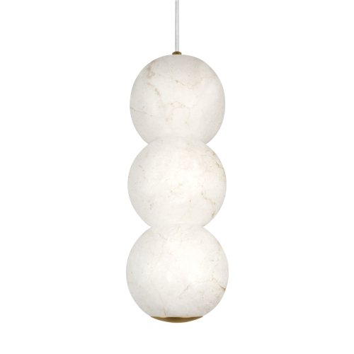 Светильник подвесной ЛЕД Бидз / Beads 10530/3P LOFT IT бежевый на 1 лампу, основание бронзовое в стиле современный фото 5 Светильник подвесной ЛЕД Бидз / Beads 10530/3P LOFT IT бежевый на 1 лампу, основание бронзовое в стиле современный фото 5