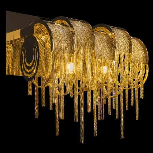 Бра Volver 10404W/B GD LOFT IT золотой на 2 лампы, основание золотое в стиле арт-деко цепочки фото 2 Бра Volver 10404W/B GD LOFT IT золотой на 2 лампы, основание золотое в стиле арт-деко цепочки фото 2