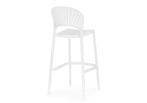 Барный стул Sim white 15693 Woodville, белый/, ножки/пластик/белый, размеры - ****530*530 фото 4