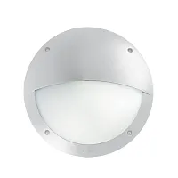 Настенный светильник уличный LUCIA-2 AP1 BIANCO Ideal Lux уличный IP66 белый 1 лампа, плафон белый в стиле современный E27