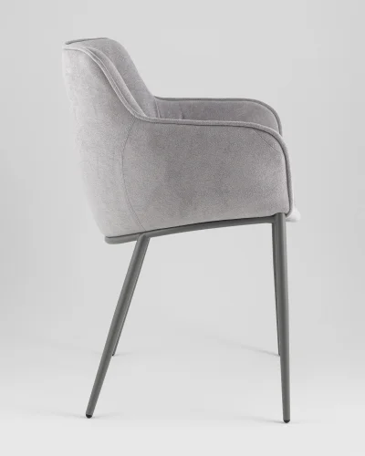 Стул Твигги шенилл серый, каркас серый УТ000041930 Stool Group, /, ножки//, размеры - ***** фото 2