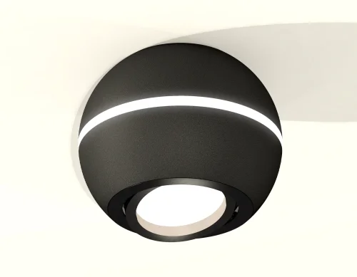 Светильник накладной Techno spot XS1102020 Ambrella light чёрный 1 лампа, основание чёрное в стиле современный круглый фото 2