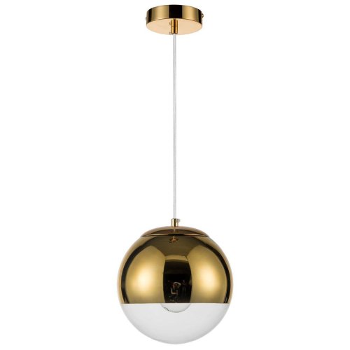 Светильник подвесной Terra VL2151P01 Vele Luce золотой 1 лампа, основание золотое в стиле современный шар