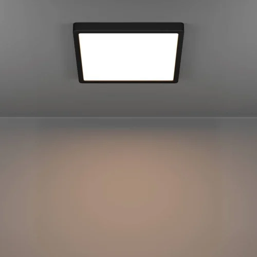 Светильник потолочный LED Fueva 901331 Eglo белый на 1 лампу, основание чёрное в стиле современный квадратный фото 7 Светильник потолочный LED Fueva 901331 Eglo белый на 1 лампу, основание чёрное в стиле современный квадратный фото 7