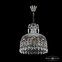 Светильник подвесной 14781/30 Pa Bohemia Ivele Crystal прозрачный 5 ламп, основание патина в стиле классика sp
