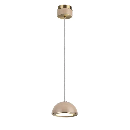 Светильник подвесной Lulu 5453/6L Odeon Light бежевый на 1 лампу, основание античное бронза латунь в стиле современный скандинавский фото 3 Светильник подвесной Lulu 5453/6L Odeon Light бежевый на 1 лампу, основание античное бронза латунь в стиле современный скандинавский фото 3