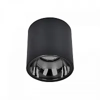 Светильник накладной LED Старк CL7440111 Citilux чёрный 1 лампа, основание чёрное в стиле хай-тек современный круглый