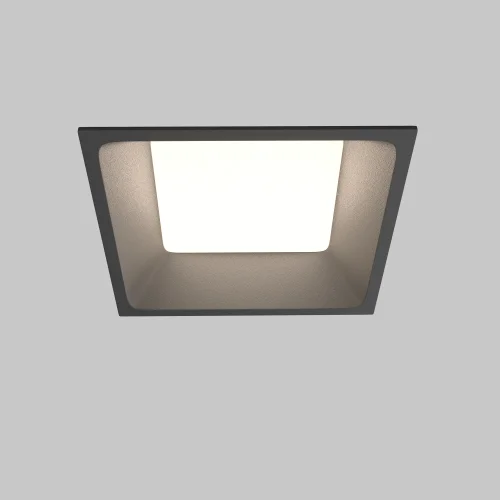 Светильник точечный LED Okno DL056-12W3-4-6K-B Maytoni чёрный 1 лампа, основание чёрное в стиле современный  фото 4