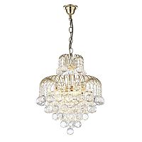 Люстра хрустальная подвесная Bellagio E 1.5.40.100 G Arti Lampadari прозрачная на 4 лампы, основание золотое в стиле классический Люстра хрустальная подвесная Bellagio E 1.5.40.100 G Arti Lampadari прозрачная на 4 лампы, основание золотое в стиле классический