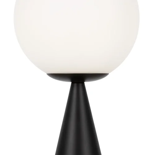 Настольная лампа Glow FR5289TL-01B Freya белая на 1 лампу, основание чёрное металл в стиле хай-тек современный фото 13