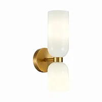 Бра Treviso SL1180.201.02 ST-Luce белый 2 лампы, основание золотое в стиле современный 