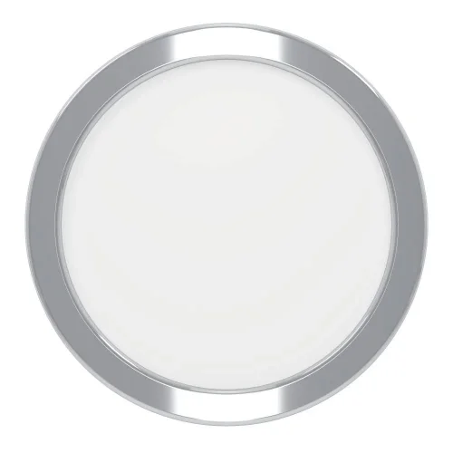 Светильник накладной LED Fueva 901762 Eglo белый на 1 лампу, основание хром в стиле современный круглый фото 5