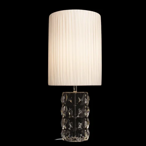 Настольная лампа Сrystal 10281 LOFT IT белая 1 лампа, основание прозрачное хрусталь в стиле классический  фото 2