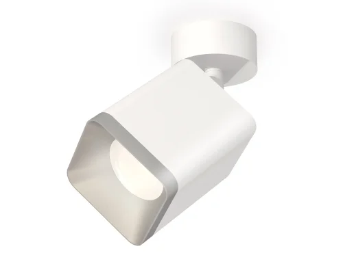 Светильник накладной Techno spot XM7812003 Ambrella light белый 1 лампа, основание белое в стиле модерн хай-тек квадратный