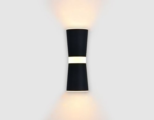 Бра LED FW196 Ambrella light чёрный на 1 лампа, основание чёрное в стиле хай-тек  фото 3